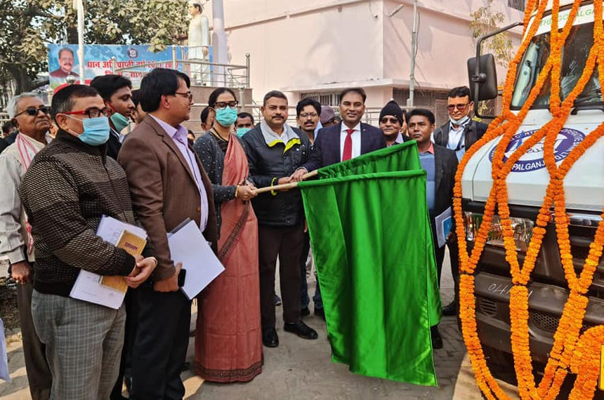 Secretary flags off Gopalganj DCCB mobile ATM