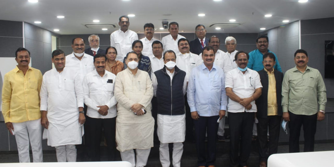 Pune DCCB: Durgade elected Chairman; Pawar & Patil buck him up