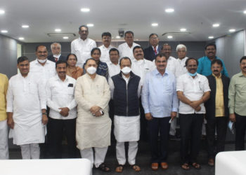 Pune DCCB: Durgade elected Chairman; Pawar & Patil buck him up