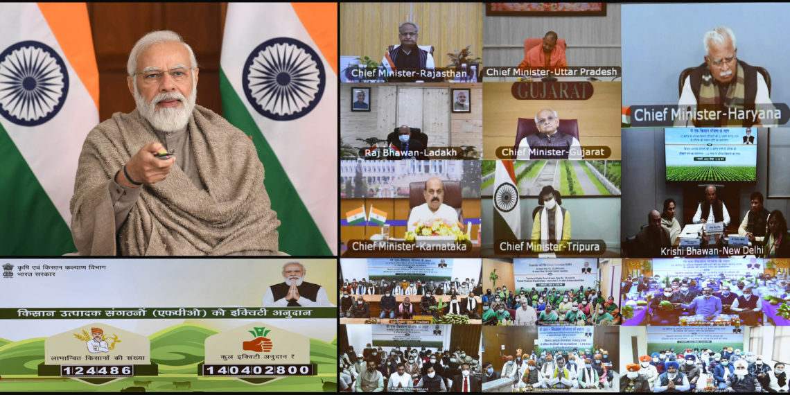 PM releases PM-KISAN; interacts with FPOs across states