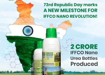 IFFCO crosses 2 Crore Nano bottle benchmark on R Day