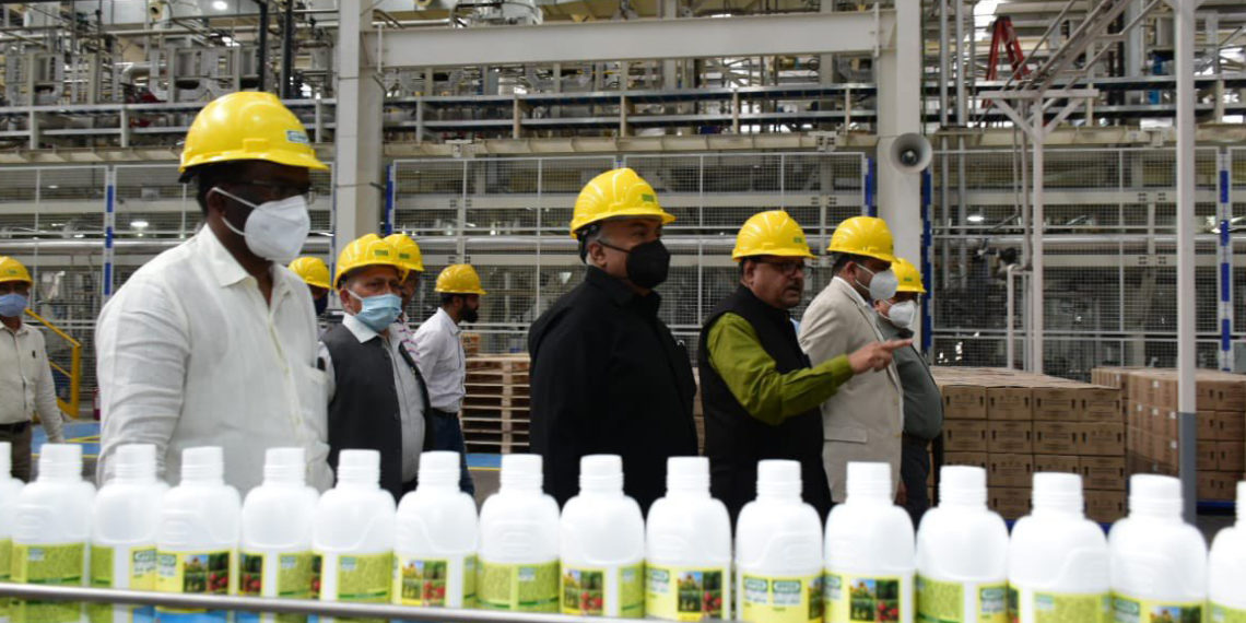 IFFCO: Agarwal visits Kalol Nano Urea plant