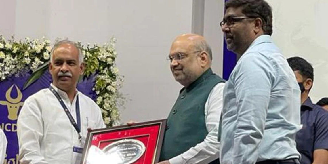 Haryana Dairy Co-op Fed bags NCDFI Award