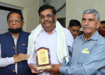 Kribhco PR Head Mishra felicitated