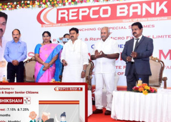 Minister launches schemes of Repco Bank; assures it of RBI license