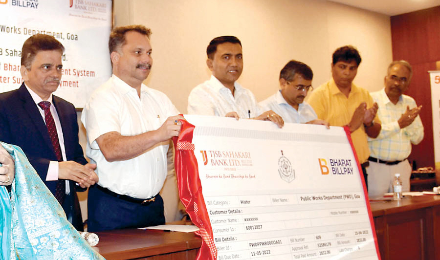 Goa CM Goa launches TJSB’s tie -up with BBPS