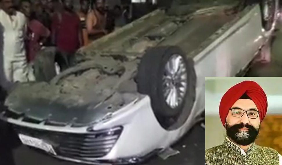 Sodhi is safe after a minor accident