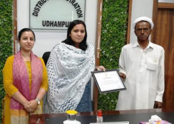DC Udhampur felicitates co-op elections winners