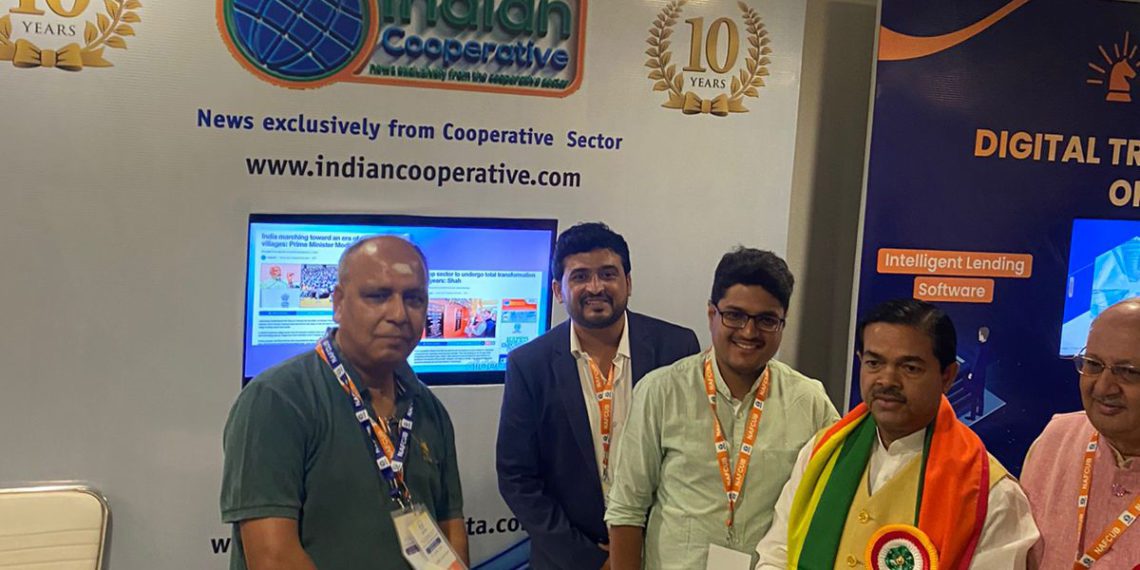 Indian Cooperative Digital Stall, a big hit at Vigyan Bhawan