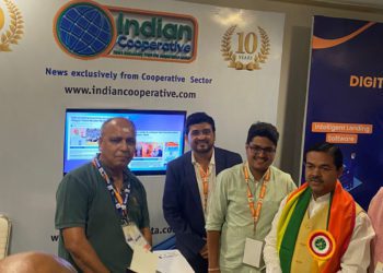 Indian Cooperative Digital Stall, a big hit at Vigyan Bhawan