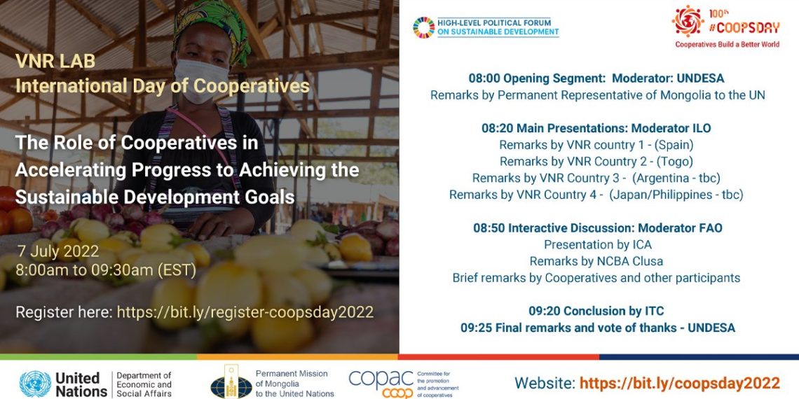 COPAC celebrates Coops Day at UN Headquarters today
