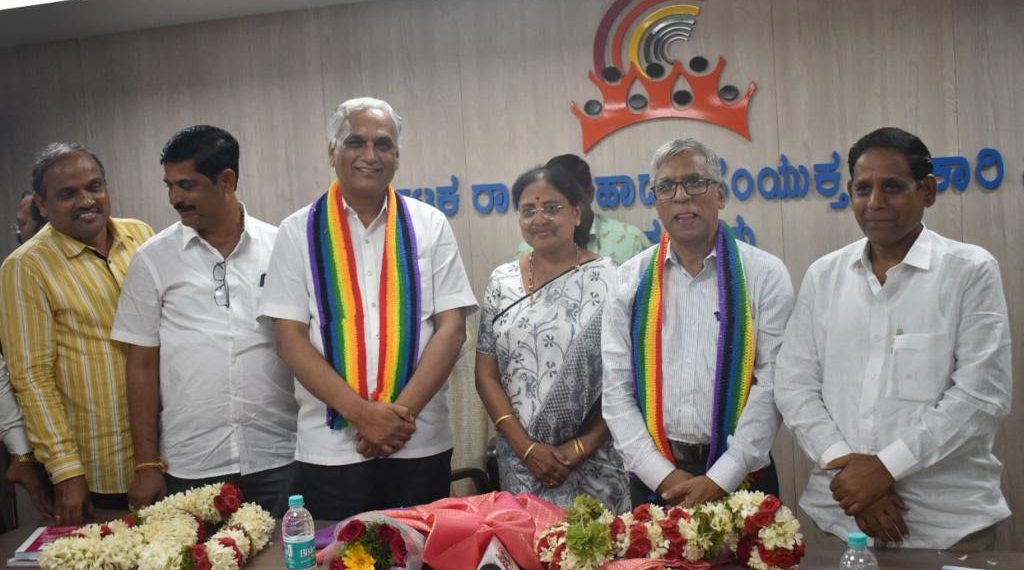 Change of guard at Souharda; Nanjanagouda replaces Krishna Reddy