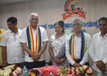 Change of guard at Souharda; Nanjanagouda replaces Krishna Reddy