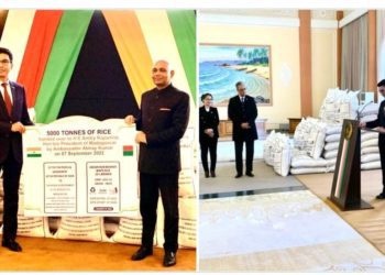 Nafed donates 500 MT rice to Madagascar