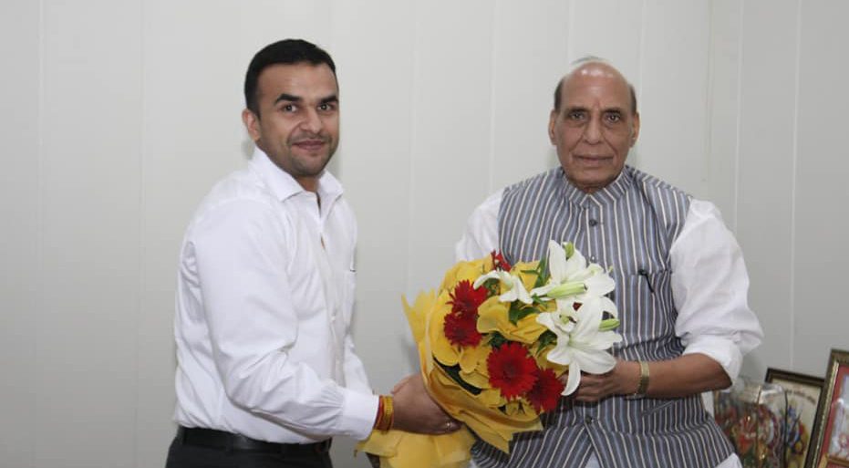 NCCF Chairman seeks support of Rajnath & Piyush