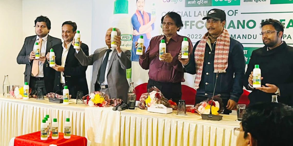 Suresh Prabhu launches IFFCO’s Nano Urea in Nepal