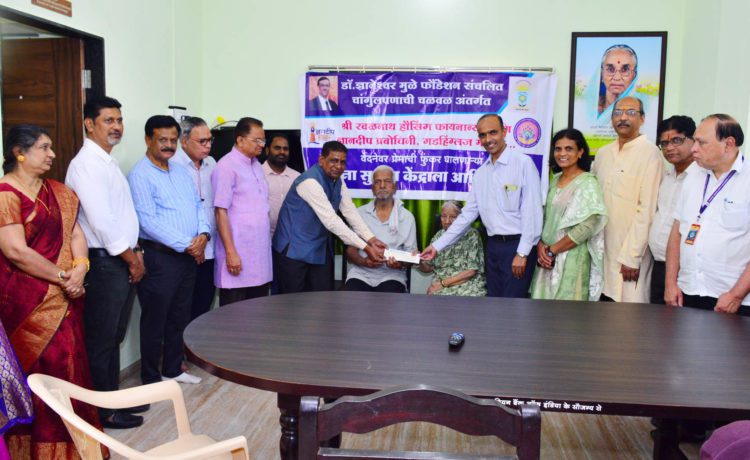 Ravalnath Co-op donates to Sanvedana Shushrusha Kendra