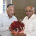 Amin greets Bhupendra ; wishes him for 2nd term as CM