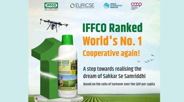 IFFCO on path of Sahkar Se Samriddhi; Ranked No 1 Co-op in Top 300 in World