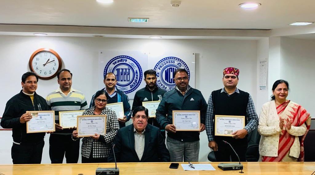 Sanghani felicitates NCUI achievers