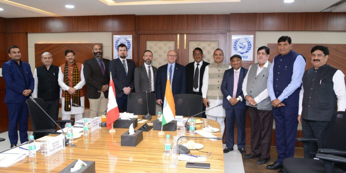 Delegation from Canada visits Nafed headquarters
