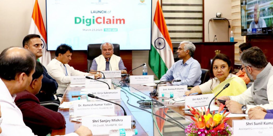 Minister launches Crop Insurance Portal for quick settlement of claims