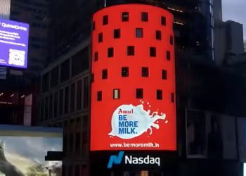Amul campaign reaches Times Square in New York