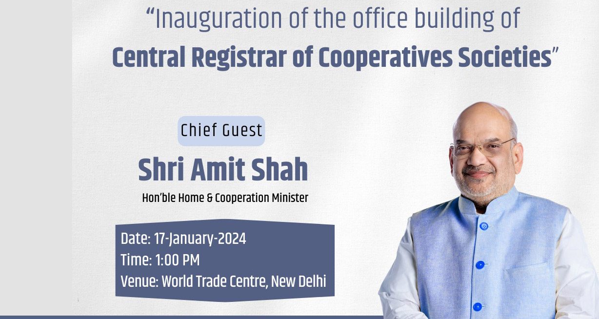 Administrative Leap: Shah to inaugurate CRCS's new headquarters - Vimarsana News