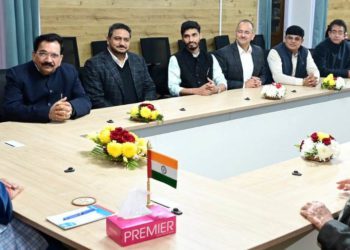 J&K: Sanghani meets Lt Governor Manoj Sinha