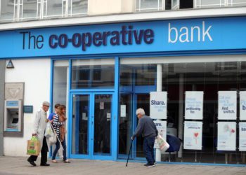 London:  Co-operative Bank to shed 12% of its employees