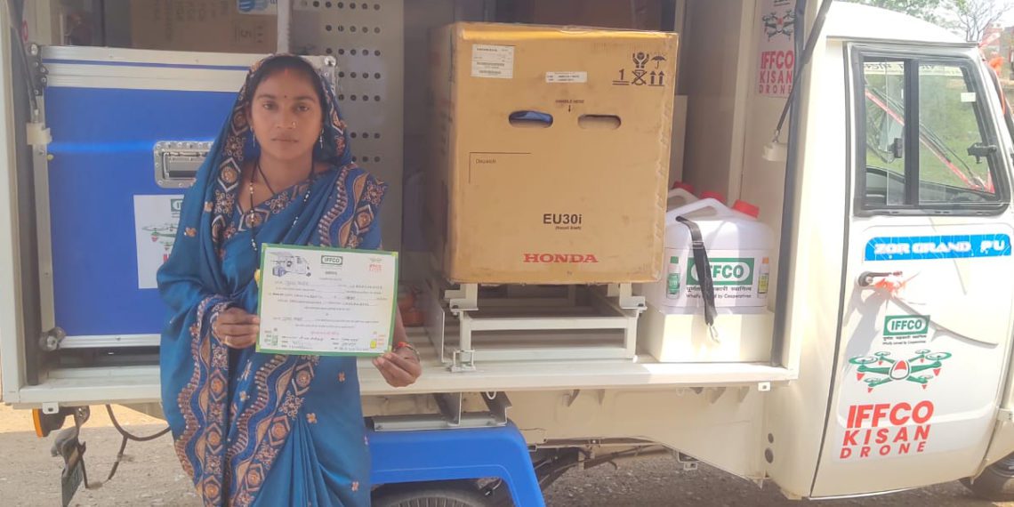 IFFCO gifts Drone & 3 Wheeler to Namo Didi in Raipur
