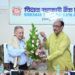 Marathe visits Shikshak Sahakari Bank in Nagpur