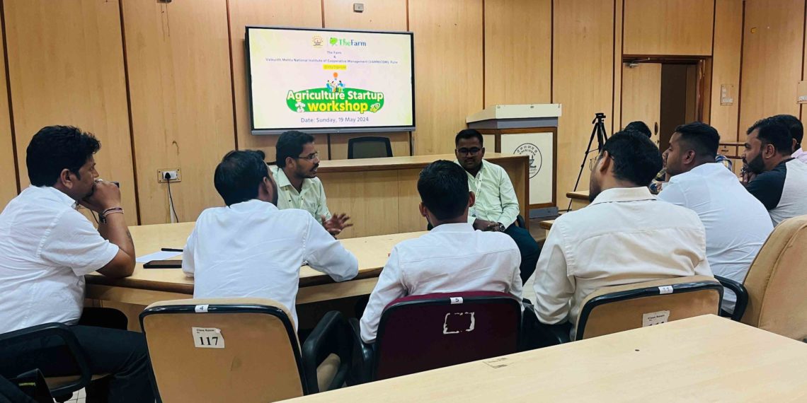 VAMNICOM ties up with “The Farm” to support start-ups in agri sectors