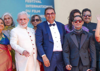 Manthan screened at Cannes Film Festival; Naseeruddin & Jayant attend