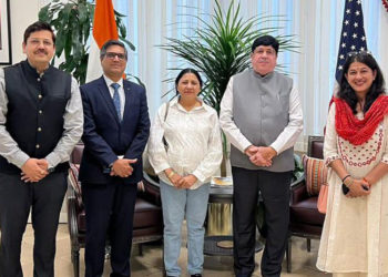 Sanghani leaves to attend soft launch of  IYC 2025