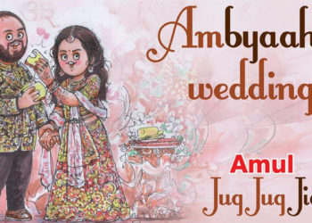 Amul girl blesses Ambani couple with long life