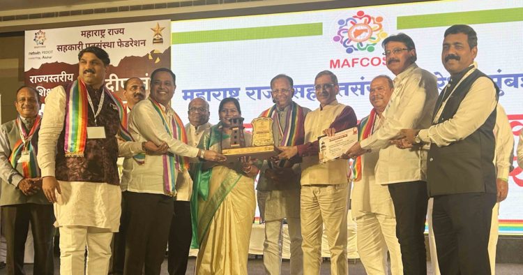 Maha credit co-ops felicitated at grand event in Hyderabad
