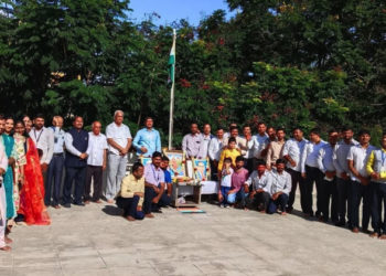 KSSFCL President hoists Tricolour on I Day