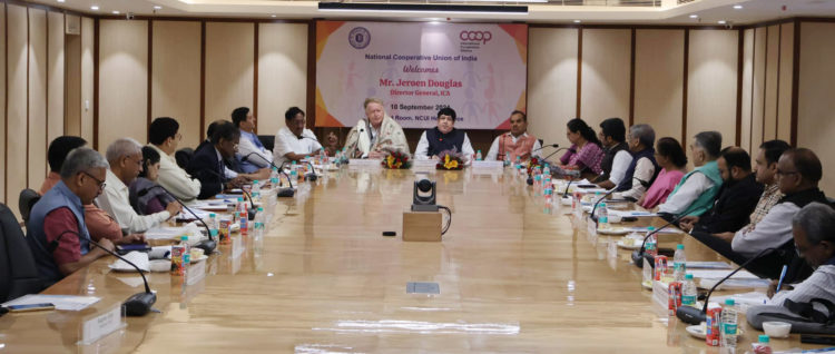 ICA DG visits NCUI headquarters in Delhi; Sanghani & team welcome him