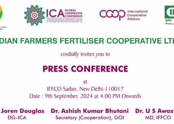 Global Co-op Conference: Presser today at IFFCO headquarters