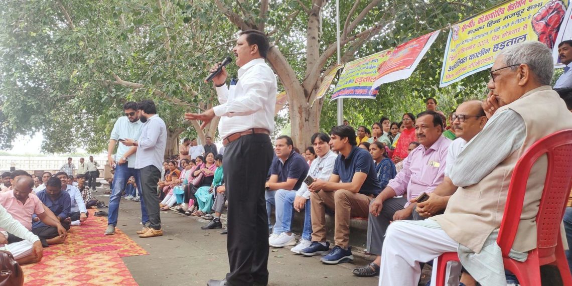 UP govt bans co-op strikes; employees brave rains seeking pay hike