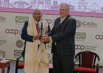 Awasthi bags highest global Co-op Award-2024 Rochdale Pioneers Award