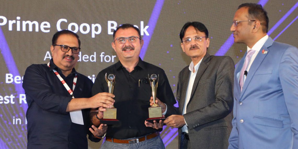 Prime Co-op Bank awarded for Best MIS Initiative