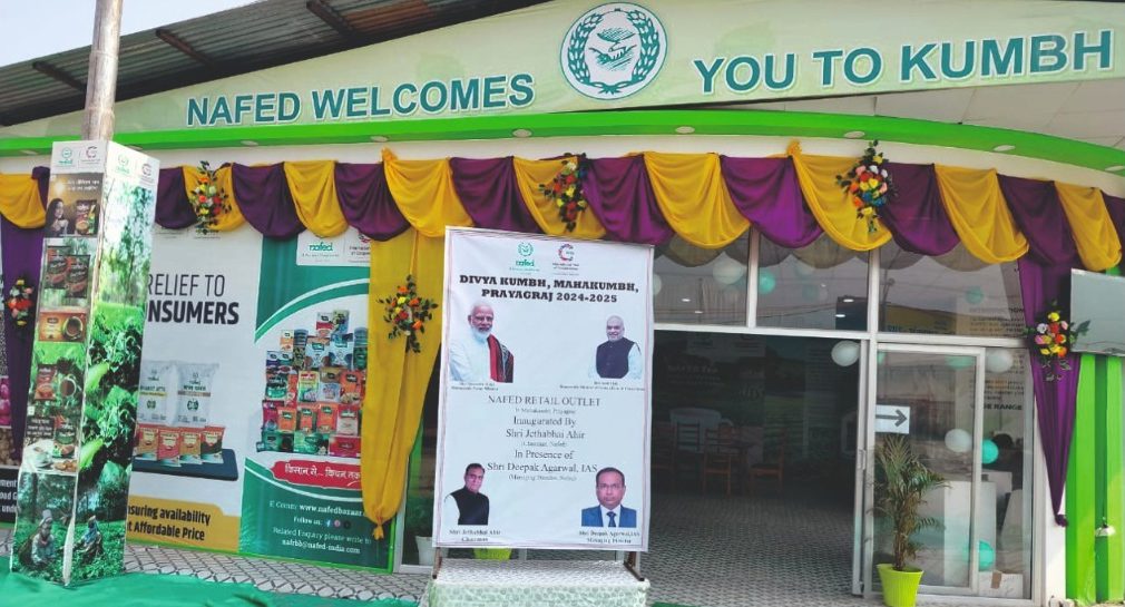 NAFED ensures rations in Mahakumbh: can order via WhatsApp