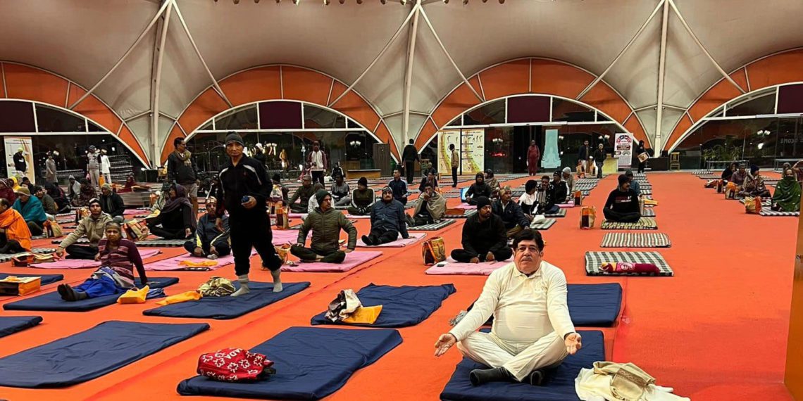 Sanghani attends Yoga Camp at Patanjali Yogpeeth