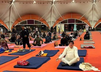 Sanghani attends Yoga Camp at Patanjali Yogpeeth