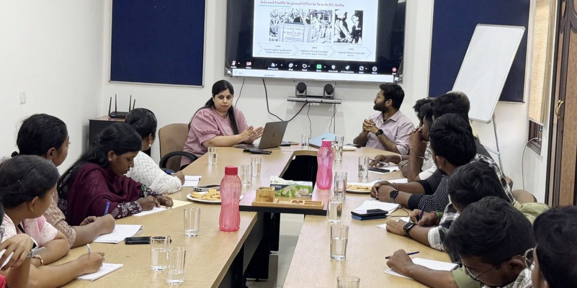 GRI students engage in Co-op Learning at ICA-AP, Delhi