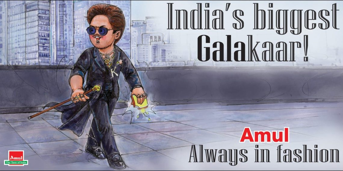 Amul hails SRK ‘India’s Biggest Galakaar’