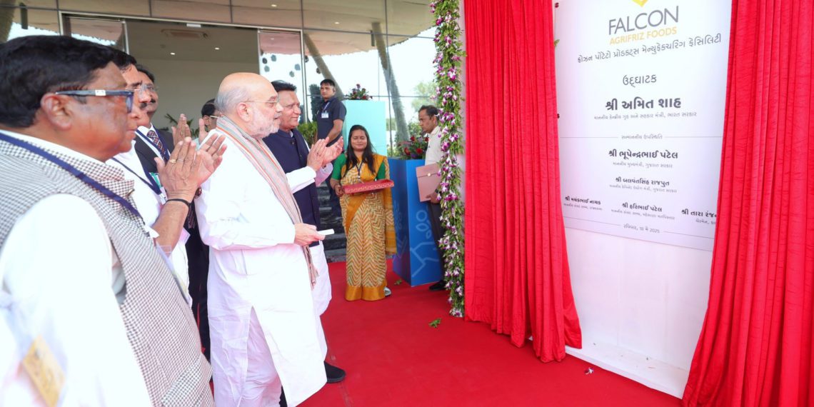 Shah inaugurates India’s largest frozen potato plant