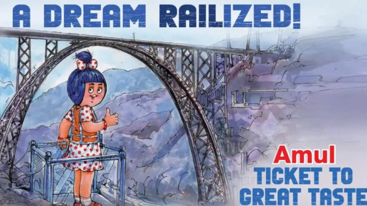 Chenab Bridge: Vaishnaw thanks Amul for witty tribute